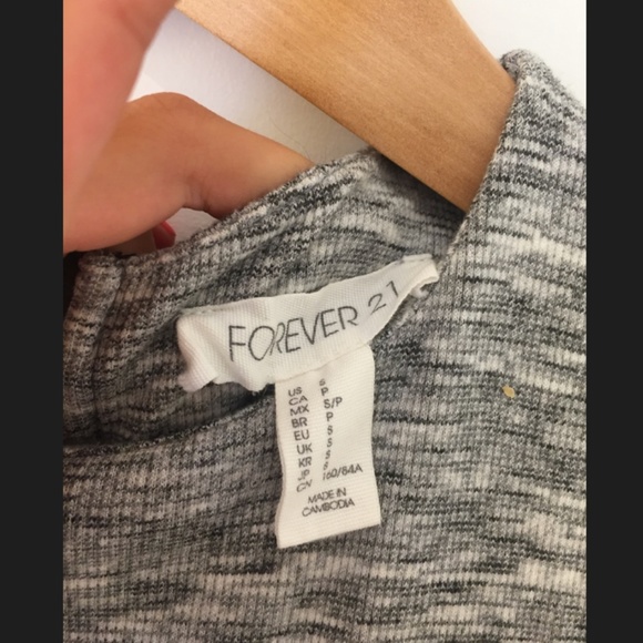 Grey Cotton Dress - Picture 3 of 3